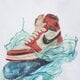 Gyerek póló JORDAN PÓLÓ JDB AJ1 WAVE SS TEE BOY 95f043-001 szín: fehér