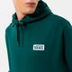 Férfi pulóver VANS PULÓVER FOUNDATION MINI LOGO PO HOODY vn0007fnbks szín: zöld