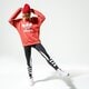 Női pulóver ADIDAS PULÓVER TRF CREW SWEAT fm3291 szín: piros