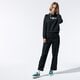 Női pulóver VANS PULÓVER KAPUCNIS FLYING V BOXY HOODIE vn0a47tcblk1 szín: fekete