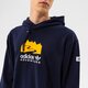 Férfi pulóver ADIDAS PULÓVER KAPUCNIS LOGO HOODIE h09064 szín: fekete