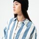 Női póló LEVI'S ING SILVERTAB LOOSE SHIRT a3493-0001 szín: fehér