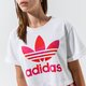 Női póló ADIDAS PÓLÓ CROP TEE h20482 szín: fehér