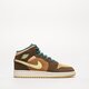 Gyerek sportcipők AIR JORDAN 1 MID SE dz6335-200 szín: barna