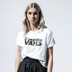 Női póló VANS PÓLÓ WM GREENHOUSE WHITE vn0a4doewht1 szín: fehér