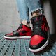 Gyerek sportcipők AIR JORDAN 1 MID  554725-074 szín: piros