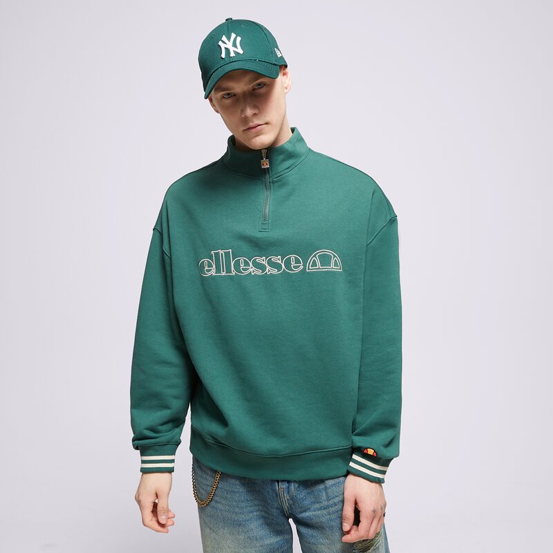 ELLESSE PULÓVER CIPZÁRAS SIESTALLI DGREEN 1/2 ZIP TRACK TOP
