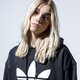 Női pulóver ADIDAS PULÓVER KAPUCNIS TRF HOODIE fm3307 szín: fekete