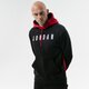 Férfi pulóver JORDAN PULÓVER KAPUCNIS JUMPMAN AIR cw8434-010 szín: fekete