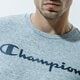 Férfi póló CHAMPION PÓLÓ CREWNECK LONG SLEEVE PÓLÓ 214748em021 szín: szürke