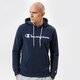 Férfi pulóver CHAMPION PULÓVER KAPUCNIS HOODED SWEATSHIRT 214138bs501 szín: sötétkék