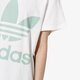 Női póló ADIDAS PÓLÓ SS BIG TREFOIL TEE WHT/MNT dh4428 szín: fehér