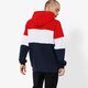 Férfi pulóver FILA PULÓVER NIGHT BLOCKED HOODIE 687001g06 szín: sötétkék