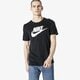 Férfi póló NIKE PÓLÓ SS M NSW TEE ICON FUTURA 696707-015 szín: fekete