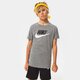 Gyerek póló NIKE PÓLÓ NIKE SPORTSWEAR BOY ar5252-091 szín: szürke