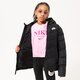 Gyerek átmeneti kabát NIKE GIRLS' PADDED JACKET JUNIOR BOY dx1264-011 szín: fekete