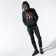 Férfi pulóver NEW ERA PULÓVER KAPUCNIS MLB HOODY NYY BLKORANGE NEW YORK YA 12123927 szín: fekete