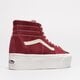 Női tornacipők VANS UA SK8-HI TAPERED STACKFORM vn0a7q5ptwp1 szín: piros