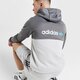 Férfi pulóver ADIDAS PULÓVER KAPUCNIS CM OH HD FABRIC MIX iw6424 szín: szürke