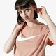 Női póló NIKE TOP W NSW SWSH TOP CROP SS ar3064-605 szín: multicolor