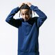 Férfi pulóver ADIDAS PULÓVER 3-STRIPES CREW ek0260 szín: sötétkék