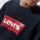 Férfi pulóver LEVI'S PULÓVER GRAPHIC CREW B 17895-0111 szín: fekete