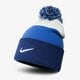 Gyerek téli sapka NIKE SAPKA TÉLI Y NK BEANIE SSNL POM ck2355492 szín: kék