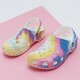Női papucsok és szandálok CROCS CLASSIC TIE DYE 205453-94s szín: multicolor