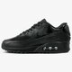 Női sportcipők NIKE WMNS AIR MAX 90 LEA 921304002 szín: fekete