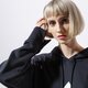 Női pulóver ADIDAS PULÓVER BELLISTA CROPPED HOODIE ec1874 szín: fekete