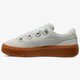 Női sportcipők PUMA PLATFORM V2 SUEDE 36646102 szín: bézs