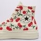 Női tornacipők CONVERSE CHUCK TAYLOR ALL STAR LIFT a08096c szín: krém