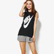 Női póló NIKE TANK W NSW ESSNTL TANK SS HBR SSNL 883964-010 szín: fekete