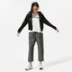 Női pulóver ELLESSE PULÓVER KAPUCNIS KIRSTEN CROP HOODY BLK sgl13420011 szín: fekete