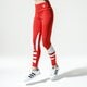 Női nadrágok ADIDAS LEGGINGS LRG LOGO TIGHT fq6821 szín: piros
