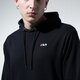 Férfi pulóver FILA PULÓVER KAPUCNIS EDISON HOODY 688163002 szín: fekete