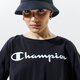 Női póló CHAMPION PÓLÓ CREWNECK PÓLÓ 113970kk001 szín: fekete