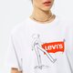 Női póló LEVI'S PÓLÓ GRAPHIC JET TEE a0345-0032 szín: fehér