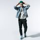 Férfi nadrágok NIKE NADRÁG M NSW HE PANT WR PATCH cq8916-010 szín: fekete