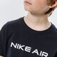 Gyerek póló NIKE PÓLÓ AIR BOY dc7631-010 szín: fekete