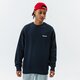 Férfi pulóver TIMBERLAND PULÓVER CHEST LOGO CREW DARK SAPPHIRE tb0a5pdv4331 szín: kék