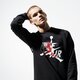 Férfi pulóver JORDAN PULÓVER M J JUMPMAN CLASSICS CREW bv6006-010 szín: fekete