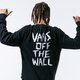 Férfi pulóver VANS PULÓVER SCRATCHED CREW vn0a49jiblk1 szín: fekete