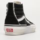 Férfi sportcipők VANS SK8-HI RECONSTRUCT vn0005uk6bt1 szín: fekete