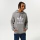 Férfi pulóver ADIDAS PULÓVER KAPUCNIS TREFOIL HOODY h06669 szín: szürke