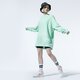 Női pulóver NIKE PULÓVER W NSW NSW FLC CREW OVERSIZE ct0876-376 szín: zöld