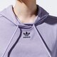 Női pulóver ADIDAS PULÓVER KAPUCNIS HOODIE gn4775 szín: lila