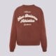 Női pulóver NEW BALANCE PULÓVER LINEAR HERITAGE FLEECE CREW wt53516rok szín: barna