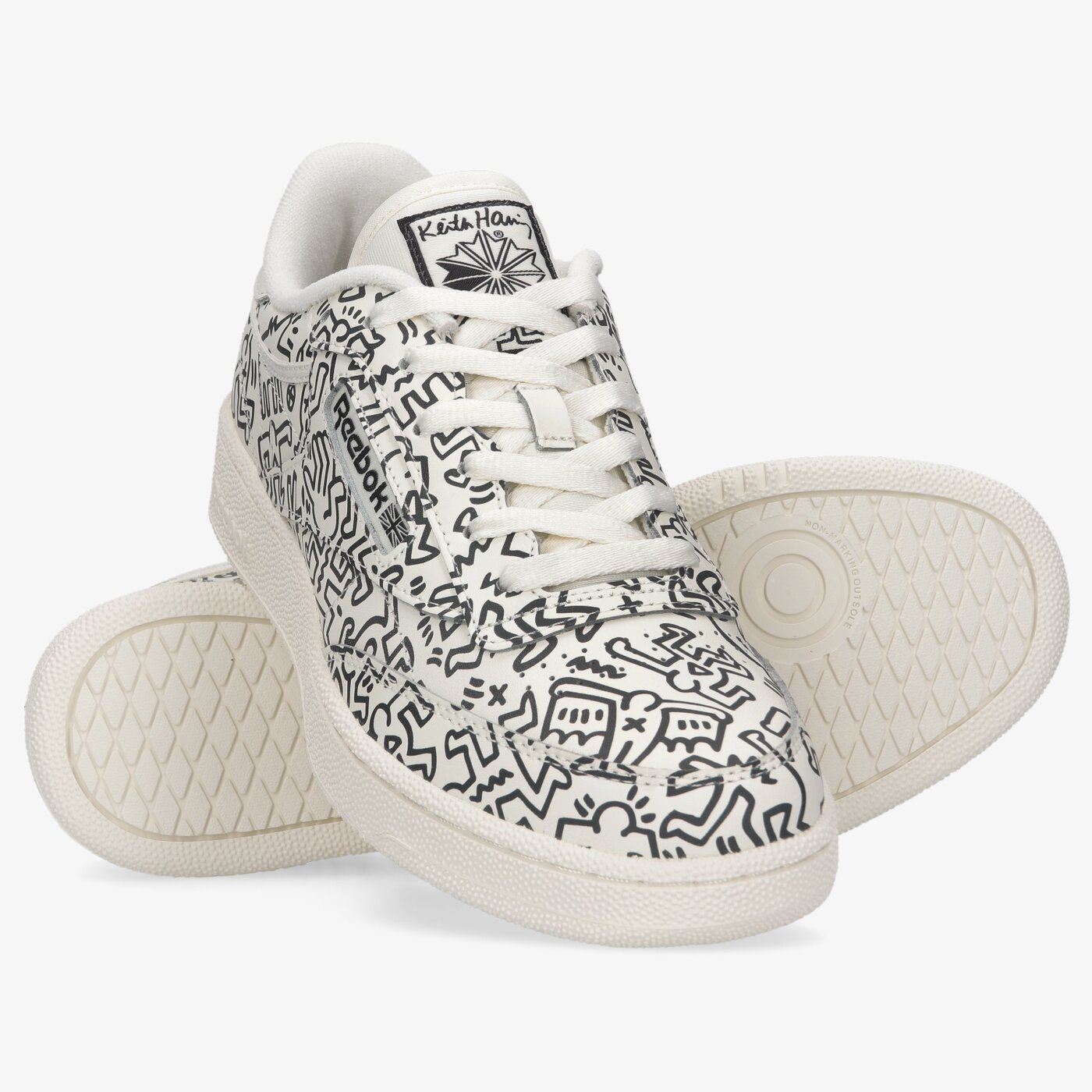 Férfi sportcipők REEBOK CLUB C KEITH HARING gz1458 szín: fehér