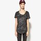 Női póló NIKE PÓLÓ TEE-BF BURNOUT GLITCH 803993010 szín: fekete